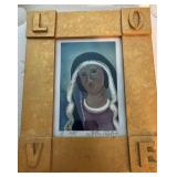 N1 - FRAMED PORTRAIT PRINT GOLD FRAME (M94)