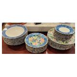 N1 - COLORFUL FLORAL DINNERWARE COLLECTION (K60)
