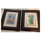 N1 - PAIR OF FRAMED ART PRINTS
