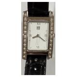 GIVENCHY WATCH WITH LEATHER STRAP (A9)