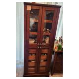 N1 - WOODEN GLASS DOOR CHINA CABINET