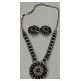 1950S VINTAGE NECKLACE & EARRINGS (A45)