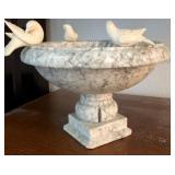 N1 - ALABASTER TABLETOP BIRD BATH (M85)