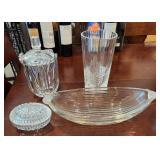 N1 - ASSORTED CUT CRYSTAL TABLEWARE LOT (K30)