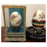 N1 - HAND PAINTED EGG & EGG TRINKET BOX (H12)