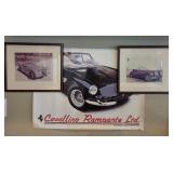 J1 - VINTAGE FERRARI PROMO PRINT & FRAMED PHOTOS