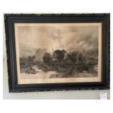 J1 - JB PRATT ENGRAVING FRAMED32X42" (K43)