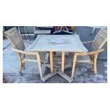 J1 - PATIO TABLE WITH TWO CHAIRS (G9)