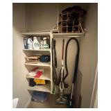 J1 - VACUUM CLEANER, WINE RACK,CLEANING SUPPLIES