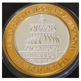 $10 - .999 FINE SILVER GAMING TOKEN (2)