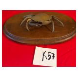 J1 - VINTAGE CRAB SCULPTURE (K57)