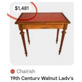 J1 - WRITING DESK, TABLE LAMP (M22)