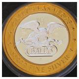 $10 - .999 FINE SILVER GAMING TOKEN (3)