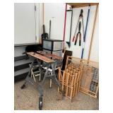 J1 - PORTABLE WORKBENCH, PET GATE, STORAGE CHEST