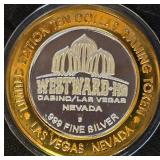 $10 - .999 FINE SILVER GAMING TOKEN (10)