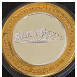 $10 - .999 FINE SILVER GAMING TOKEN (6)
