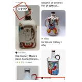 J1 - CERAMIC HAND-PAINTED JUG (K32)