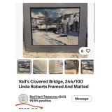 J1 - LINDA ROBERTS ARTIST PROOF ART PRINT 23X25"