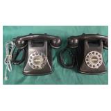 700 - TWO ART DECO STYLE METROPOLIS PHONES (E141)