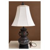 313 - VINTAGE CLOISONNE BASE TABLE LAMP