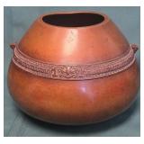 714 - VINTAGE DECORATIVE ASIAN POT