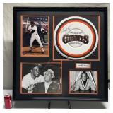 714 - VINTAGE HUGE SIGNED WILLIE MAYS COLLAGE