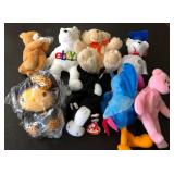 J1 - LOT ASSORTED PLUSH TEDDY BEARS (D210)