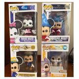 J1 - LOT OF FOUR DISNEY FUNKO POPS (L189)