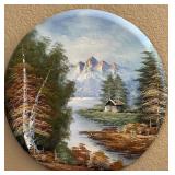 J1 - BEAUTIFUL MOUNTAIN LANDSCAPE PAINTING (H116)
