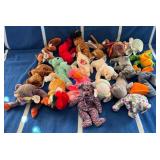 J1 - LOT ASSORTED PLUSH STUFFED ANIMALS