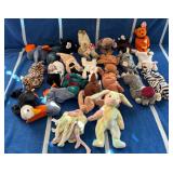 J1 - ASSORTED VINTAGE PLUSH ANIMAL TOYS (K136)