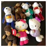 J1 - LOT OF ASSORTED PLUSH TOYS (D208)