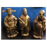 J1 - BRONZE ASIAN FIGURINE TRIO (D84)
