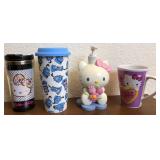 J1 - LOT OF HELLO KITTY COLLECTIBLES (D308)