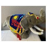 J1 - BARNUM BAILEY PLUSH ELEPHANT (H114)