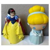 J1 - DISNEY SNOW WHITE & CINDERELLA FIGURES (H110)