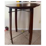 J1 - ELEGANT ROUND WOOD ACCENT TABLE