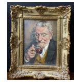 513 - OIL PAINTING PORTRAIT FRAMED 14X12" (SM14)
