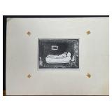 513 - WILLIAM HICKS 1936 LINOLEUM CUT ART (SM34)