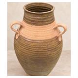 513 - RUSTIC STYLE CLAY VASE 12"T (N29)