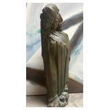 513 - VINTAGE SCULPTURE OF DRAPED FEMALE FIGURE