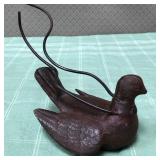 513 - CAST IRON BIRD FIGURINE (M27)