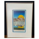 513 - MISHA MORACHA LTD ED ART FRAMED 11X15" (SM71
