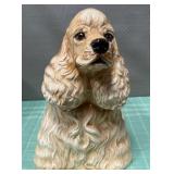 513 - CERAMIC COCKER SPANIEL STATUETTE 18"T (T819)