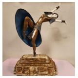 513 - DEMETRE CHIPARUS SIGNED SCULPTURE (T166)