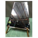 513 - MIRROR W/ BEVELED EDGES & EASEL (M76)