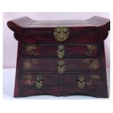 513 - VINTAGE CHINESE JEWELRY BOX (T270)
