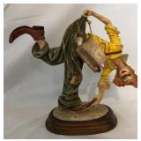 S2 - CAPODIMONTE CLOWN FIGURINE (L118)