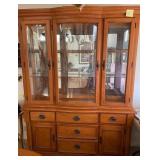 S2 - BEAUTIFUL WOOD DISPLAY CABINET (H1)