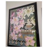 S2 - ELEGANT FRAMED FLORAL ART (M2)